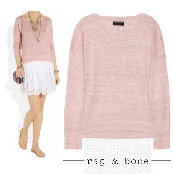 rag and bone pink sweater